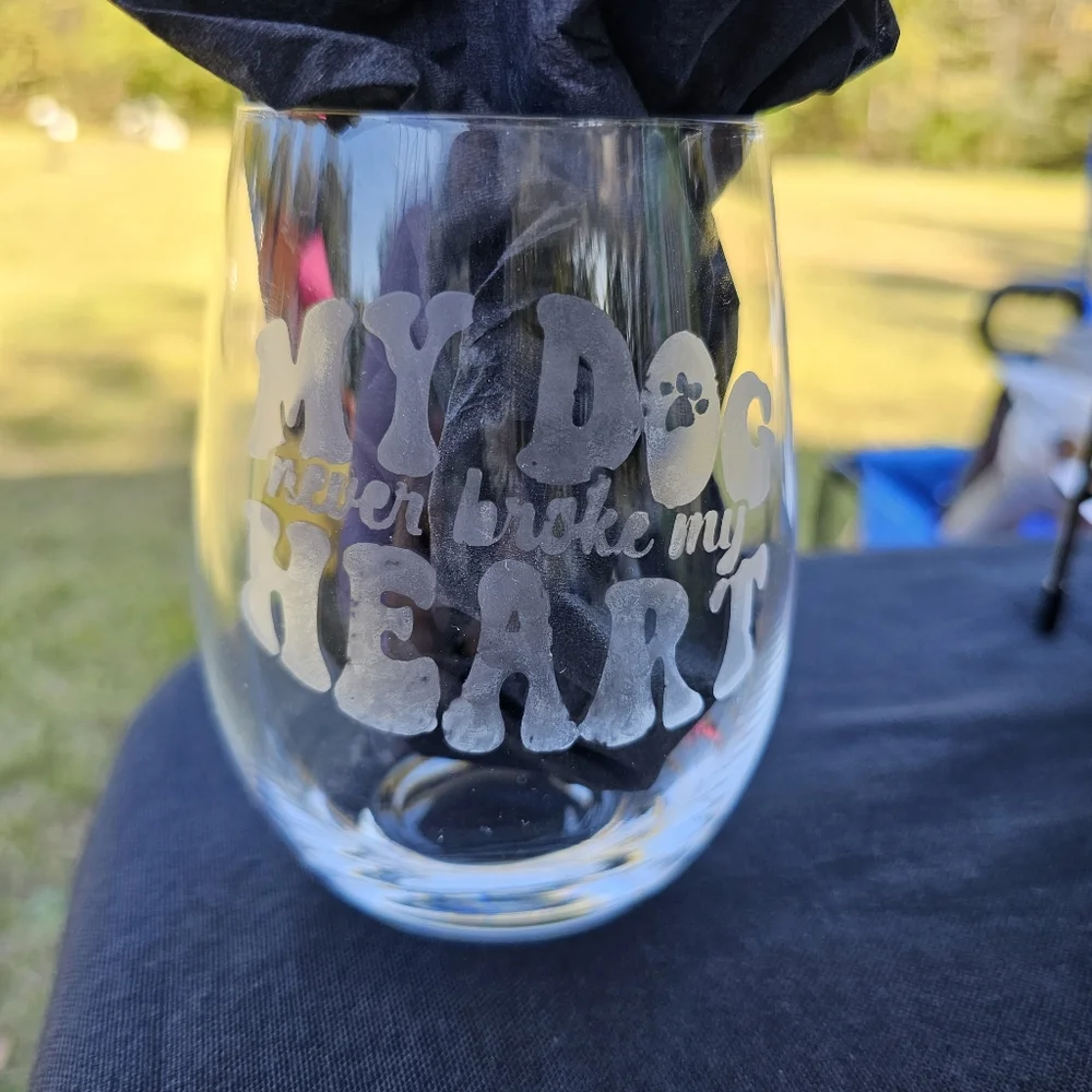Handmade Beautiful Beacons Custom Order Etched Glasses